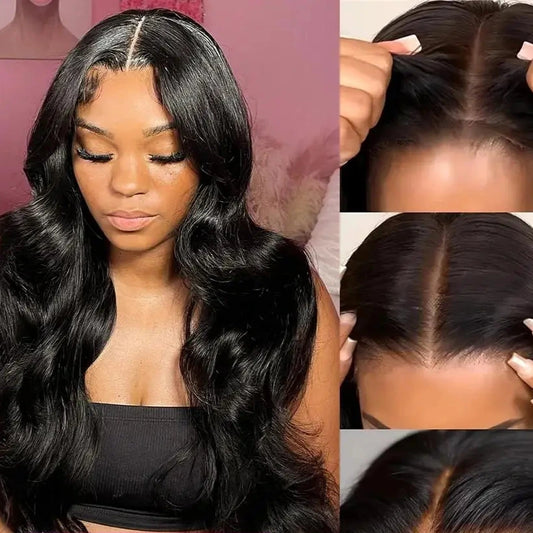 Body Wave Glueless HD Lace Perücke – 4x4 Transparent Lace | 100 % Echthaar | Abijale | Ready to Wear